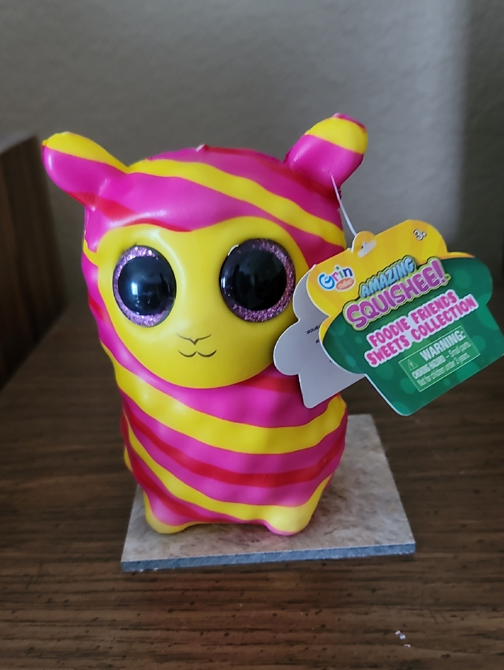 Amazing Squishee! Foodie Friends Squishy Toy - Pink & Yellow